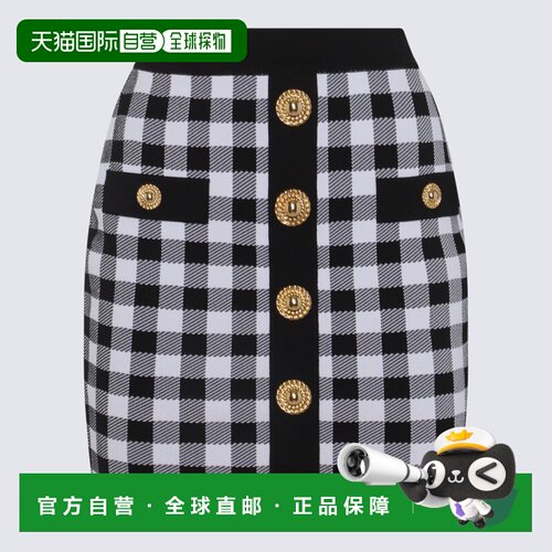 1h可退 欧洲直邮BALMAIN 女士半身裙 CF1LB292KF51EAB SS2024 花