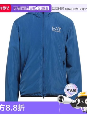 香港直邮Ea7 男士 Windbreakers 柔软夹克 blue蓝色 舒适时尚