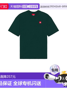 1h可退 香港直邮the north face 北面 男士 红色方形T恤 NF0A8EG5