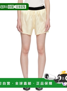 1h可退 香港直邮Tom Ford 汤姆 福特 女士 黄色 Stretch Silk Sat