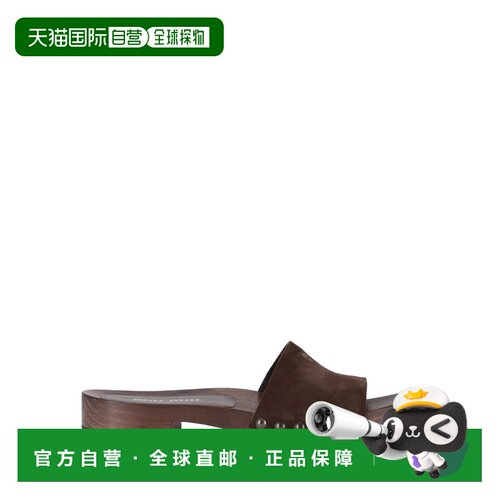 1h可退 香港直邮MIU MIU 女士凉鞋 5Z425EFA030Z5OF0003MORO SS20