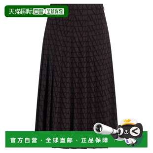 brown棕色 香港直邮valentino 中长半身裙 女士 舒适时 华伦天奴