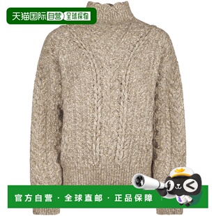 1h可退 香港直邮ISABEL MARANT 女士 MARANT ETOILE 浅褐色毛线衫