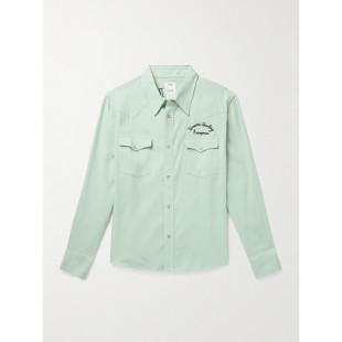 Four 美国直邮Visvim 维斯维木 男士 Logo刺绣帆布西部风 Corners