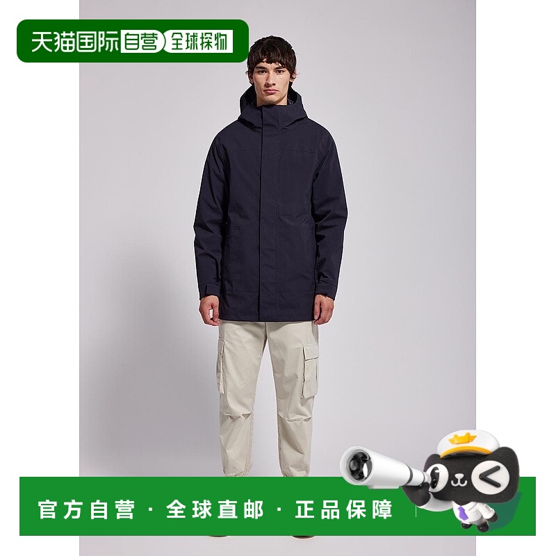 自营欧洲直邮Pyrenex Delta男士深墨色三合一派克大衣