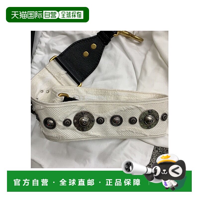 1h可退 香港直邮Dior 金属扣饰肩带 S8534CWAH