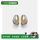 10kt 香港直邮stone 金色钻石耳环 女士 Pistachio and strand