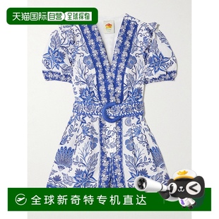 束带印花有机棉连体衣 1h可退 女士 香港直邮FARM 3361372509 RIO