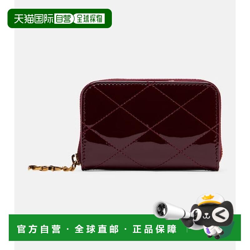 香港直邮Saint Laurent 圣罗兰 女士 Cassandre Bijou 漆皮钱包