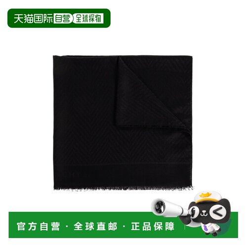 香港直邮GIVENCHY 男士围巾 7100101670001 SS2026 黑色 流苏围巾