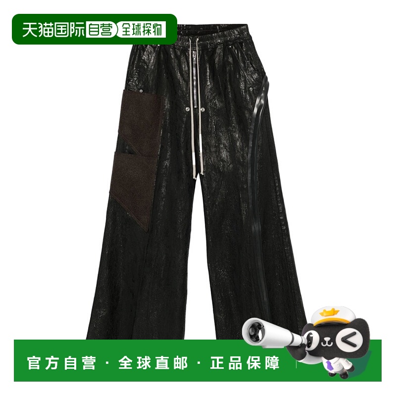 香港直邮Rick Owens 松紧腰休闲裤 RR02D6307BMTWTY