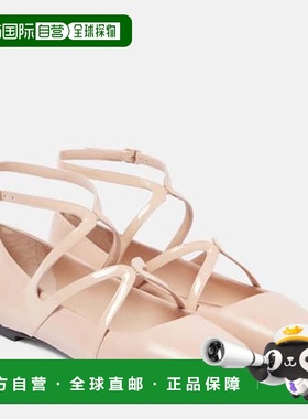 香港直邮Jimmy Choo 周仰杰 女士 ASTORIA 芭蕾舞鞋皮质单鞋