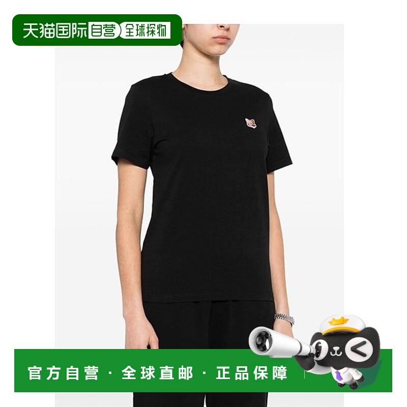 1h可退 香港直邮MAISON KITSUNE 女士 徽标T恤 LW00105KJ0008