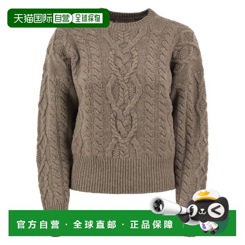 香港直邮Weekend Max Mara 女士 WKDALBEN - Pure 初剪羊毛粗线针