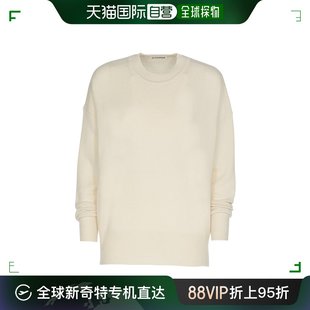 香港直邮Jil J02GP0013J13206 不对称羊绒套头针织衫 Sander
