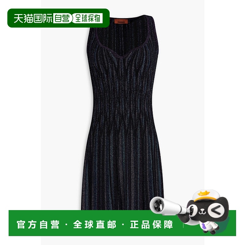 香港直邮MISSONI 米索尼 女士 无袖迷你连衣裙 DS24WG22BK037B