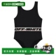 black黑色 1h可退 舒适时 女童 徽标泳衣童装 香港直邮off white
