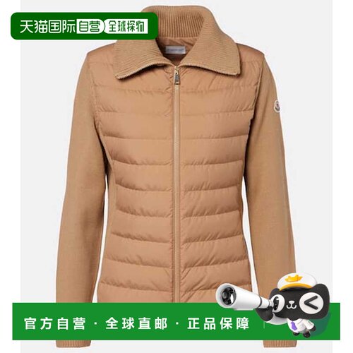 1h可退 香港直邮Moncler盟可睐Down-paneled女士夹克