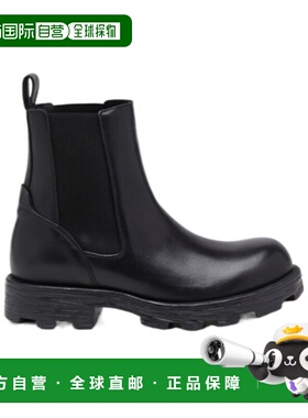 香港直邮26SS D-Hammer-Chelsea 皮革靴 Men