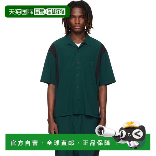 1h可退 香港直邮Y-3 男士 黑色 Ultralight Woven 衬衫 KS2645AUR