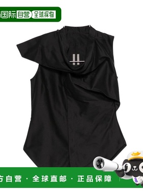 1h可退 香港直邮rick owens 瑞克 欧文斯 女士 黑色上衣 RP01F613