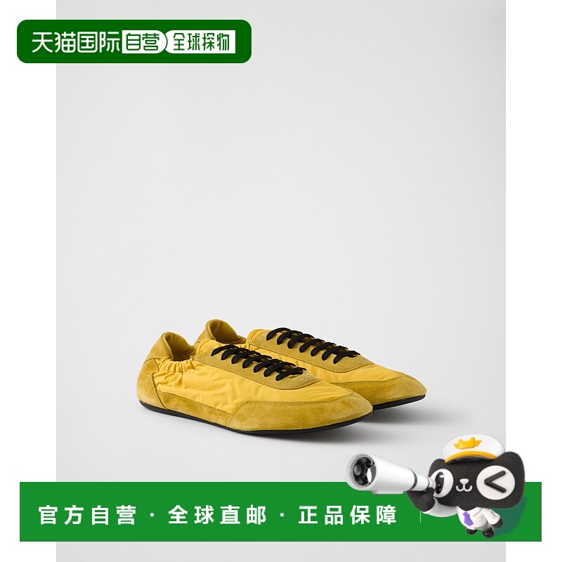 欧洲直邮PRADA (2025) Collapse 弹性运动鞋，采用 Re-Nylon 和绒