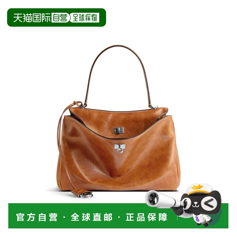 自营欧洲直邮Balenciaga巴黎世家 Rodeo女士可拆钥匙扣中号手提包