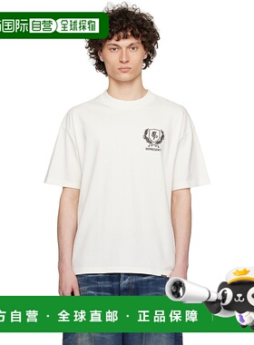 1h可退 香港直邮Represent 男士 灰白色 Crest T 恤 MLM41069