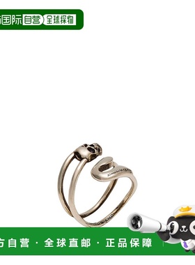 1h可退 香港直邮mcqueen 亚历山大 麦昆 男士 戒指 metal金属色
