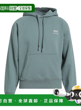 1h可退 香港直邮Ami Paris 男士 运动衫 green绿色 舒适时尚