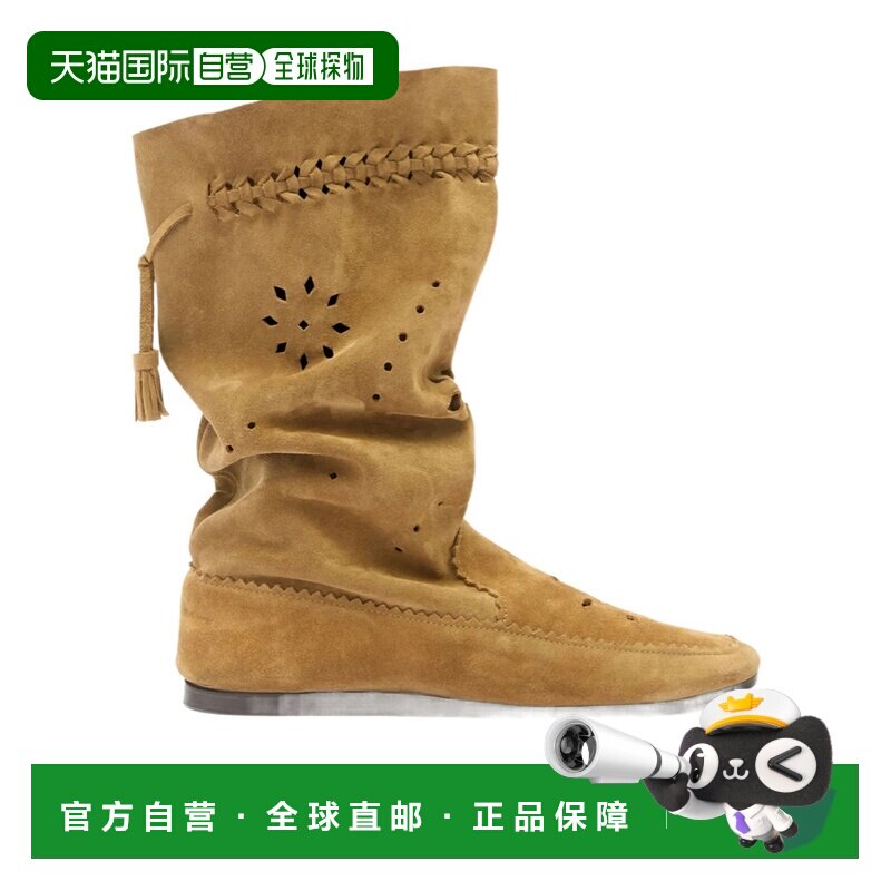 1h可退 香港直邮Isabel Marant 圆头短筒靴 BO0253FAD1A23S女靴
