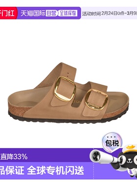 1h可退 香港直邮birkenstock 勃肯 女士 棕色凉鞋 1030395TABACCO