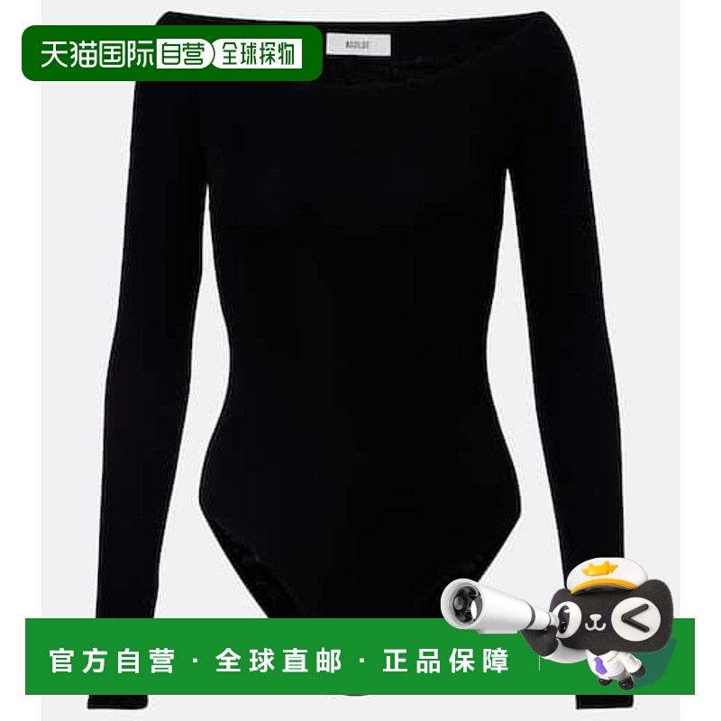 香港直邮AGOLDE 女士 Maren 露肩连体衣 black黑色 舒适时尚