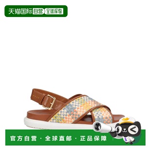 女士 玛尼 凉鞋 brown棕色 1h可退 舒适时尚 香港直邮Marni