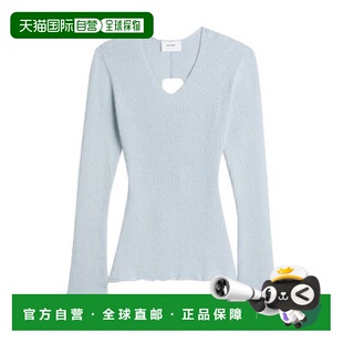 自营欧洲直邮Axel Arigato 管状罗纹裹身上衣长袖女装针织衫