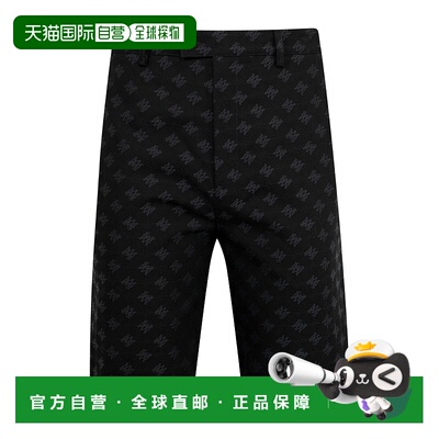 香港直邮AMIRI 男士 提花短裤 AMSHCA1085 black黑色 舒适时尚