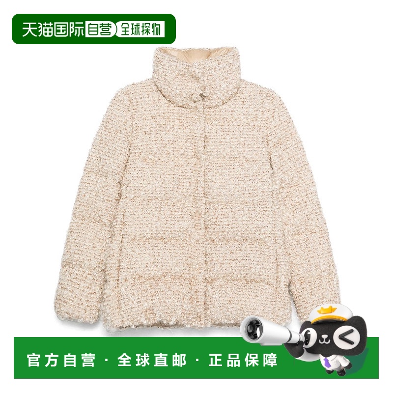 1h可退 香港直邮Moncler 盟可睐 女士 浅褐色外套 1A001625980WM3