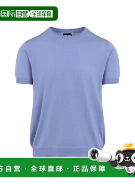 1h可退 香港直邮armani 阿玛尼 男士 乔治 短袖针织衫 3HSM38SM63