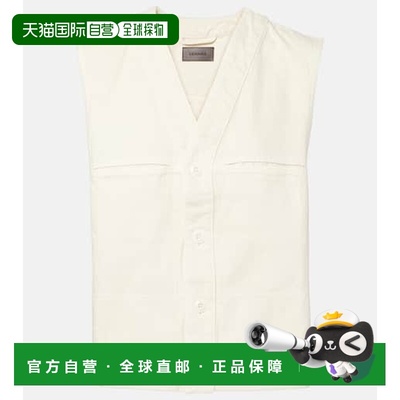 1h可退 香港直邮Lemaire 女士 棉质背心 OW1196LD1065 white白色