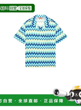 1h可退 香港直邮MISSONI 米索尼 男士 短袖衬衫 US25WJ09