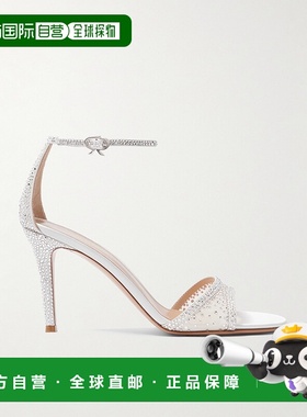 香港直邮Gianvito Rossi 吉安维托 罗西 女士 Rania 85 水晶装饰