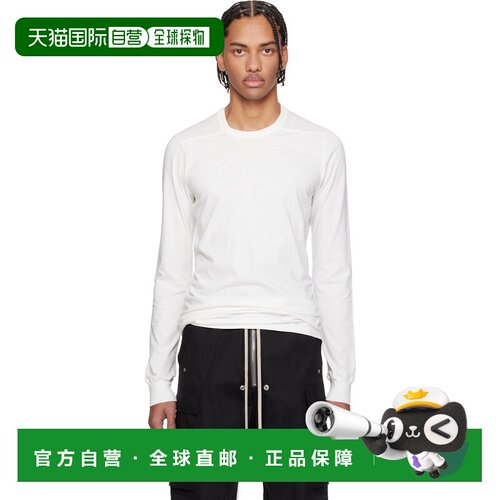 香港直邮rick owens 瑞克 欧文斯 男士 灰白色 Temple Level 长袖