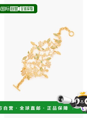 香港直邮ZIMMERMANN 女士 镀金水晶手链 5539S24GOLDGREEN