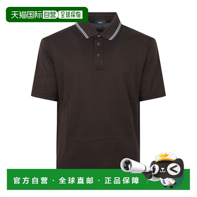 香港直邮HERNO 男士POLO衫 SS2026 JPL00148U540168800黑色 短袖
