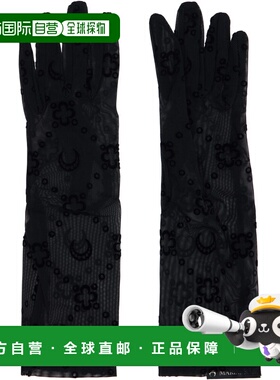 1h可退 香港直邮Marine Serre 女士 黑色 Moonogram Mesh Flock S