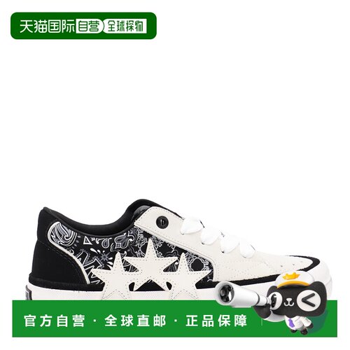 1h可退 香港直邮AMIRI 男士 系带运动鞋 AMFOSR1167 black黑色 舒