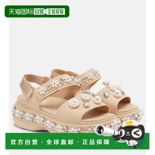 香港直邮Simone Rocha 蒙娜 罗莎 女士 x 精饰防水台凉鞋