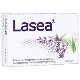 德国药房Lasea镇定助眠片28粒薰衣草油镇静焦虑失眠礼物