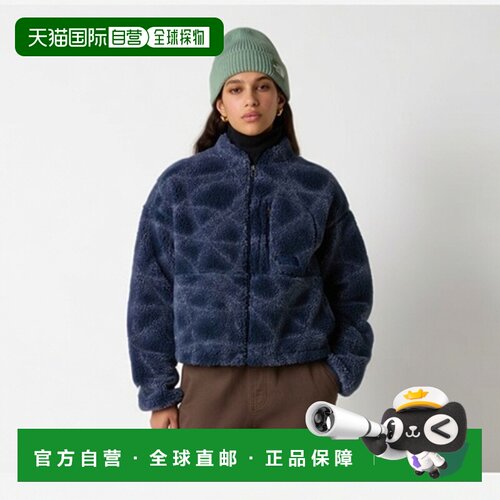 自营欧洲直邮The North Face北面 Extreme Pile女士海军蓝拉链口