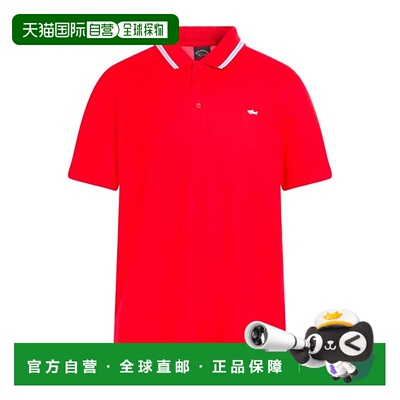 1h可退 香港直邮Paul & Shark 保罗与鲨鱼 男士 Polo衫 red红色